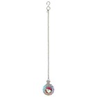 Kirks Folly Crystal Fleurette 14  Shimmer Sterling Silvertone