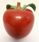 1972 Fisher Price Happy Apple Chime Ball Short Stem Vintage Roly Poly Toy