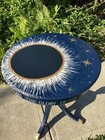 Antique Mahogany 25  Round Drum Table Eclipse  christian