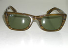 Ray Ban Rb2248 52  22 145 Light Tort Green Shade Sleek Caribbean Sunglasses Mint