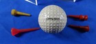Antique Vintage  Golf Ball Canny Scot 4 Vintage Golf Tees Display Box