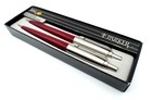 Vintage Parker Jotter Burgundy Ballpoint Pen   0 5mm Pencil Set Boxed Nos 78072