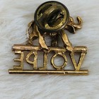 Vtg 1960s John Volpe Massachusetts Governor Campaign Gop Elephant Lapel Pin