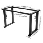 4-leg Standing Desk Frame Desk Frame Dual Motor Adjustable Desk Rack Frame New