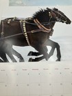 Wells Fargo Bank 2017 2018 Wall Calendar Stagecoach Horses Artwork 11x14