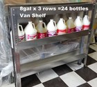 Carpet Cleaning  S s  Adjustable 3-tier Chemical Van Shelf  Storage Truckmount