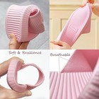 House Slippers For Women Men  Shower Shoes  Quick Dry Non Slip Slide Sandal Pair