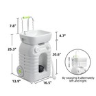 Portable Wash Sink Camping Hand Wash Station Basin Stand W  12 Gallon 45l Tank