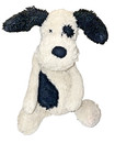 Jellycat London Bashful Black And Cream Puppy Dog Plush  12  Stuffed Animal