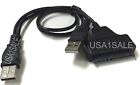 Sata 7 15 Pin 22pin To Usb 2 0 Adapter Cable For 2 5 Hdd Laptop Hard Disk Drive