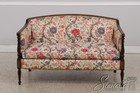72551  Hickory Chair Mahogany Frame Sheridan Style Loveseat Settee 1 Of 2