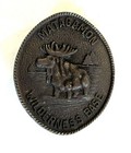 Vintage Boy Scout Maine Matagamon Wilderness Base  pre Mnha  Belt Buckle  Nice 
