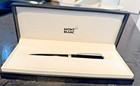 Montblanc Pix Black Resin   Platinum Plated Ballpoint Pen  Mb114797
