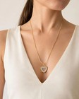 Cremation Urn Necklace For Ashes 14k Gold Plated Heart Memorial Keepsake