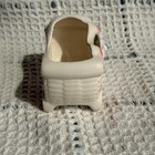 Vintage Rubens Originals Baby Pram Planter   Mid Century Ceramic Nursery Decor
