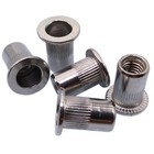 Us Stock 25pcs M5x0 8x13mm Lfk Stainless Steel Rivet Nut Rivnut Insert Nutsert