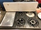 Chambers Antique White Cast Iron Stove Works Great Retained Heat