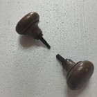 Vintage Heavy Metal Solid Brass Door Knob Art Deco Craft Victorian