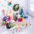 61pcs Doll House Christmas Hat Decoration Miniature Dollhouse Accessories String