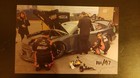 Limited Edition Postcard With Original Race-used Piece Of B j  Mcleod s Car Wrap