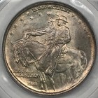 1925 P Stone Mountain Memorial Commemorative Half Dollar Pcgs Ms-66