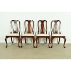 Henkel Harris Queen Anne Solid Mahogany Dining Chairs  Set Of Four