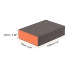 4pcs Sanding Sponge Blocks 400 Grits Sanding Block 100x70x25mm Brown Orange