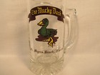 Vintage The Mucky Duck Ft  Myers Beach Florida Glass Mug Beer