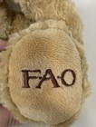 Fao Schwarz Plush Fluffy Tan Teddy Bear 12  Stuffed Animal Nwt
