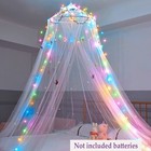 Bed Canopy For Girls Room Bed Canopy Curtains With Lights Mosquito Net Diy Pr   