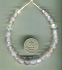 African Trade Beads Vintage Antique Glass Beads Clear Dutch European Dogon Beads