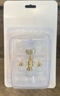 Dollhouse Miniature 1 12 Chandelier Battery Operated Gold  With Bulbs  Nib