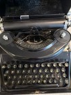 1935 Underwood Noiseless Portable Typewriter - Black W  Case