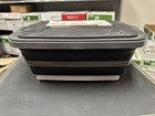 Drip Ez Collapsible Bbq Prep Tub- For Meal Prep Marinating Food Storage - L