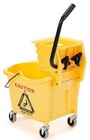 Amazon Basics Side Press Wringer Combo Commercial Rectangular Mop Bucket On Whee