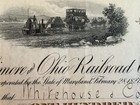 C1902 Vintage Stock Bond Certificate Baltimore Ohio Railroad Antique Scripophily