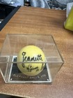 Signed Jeanette Lee The Black Widow Logo Billiard Pool Cue Ball Autographed