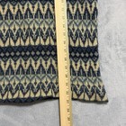 Unique 1960   s Modeller 100  Wool Fair Isle Nordic Sweater Probably Iceland