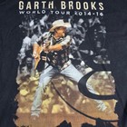 Men s Garth Brooks World Tour 2014-16 Graphic T-shirt Black Size L