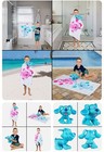 Blues Clues Kids Bath Pool Beach Towel And Mesh Scrubby Toy Loofa 2 Piece Set