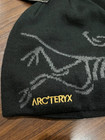 Nwt Arc teryx Bird Head Toque Beanie Black grey Merino Wool Winter Hat