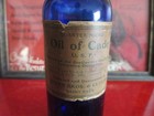 Vintage Antique Cobalt Blue Apothecary Medicine Glass Pharmacy Bottle 5 1 4 