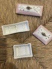 French Antique Small Porcelain Trinket Boxes