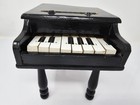Vtg   Black grand Baby Piano  To Display With Dolls Or Retro Musical Play Prop