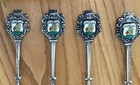 Vintage  Venezuela  Souvenir Spoon  Collection Of 8  4 Caracas  4 venezuela