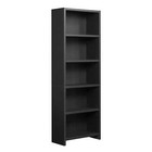 Westley 5 Shelf Bookcase  Black Finish