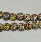Venetian Millefiori Tabular African Antique  Trade Beads Rare Strand