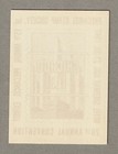 1942   Precancel Stamp Society 20th Convention Chicago Poster Stamp Blue