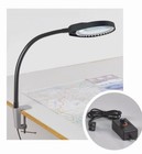 8x Led Lighted Table Top Magnifier Magnifying Glass Lamp For Pcb Repairing