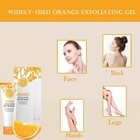 Orange Exfoliating Gel 2pcs natural Orange Peeling Gel Face Scrub deep Cleansing